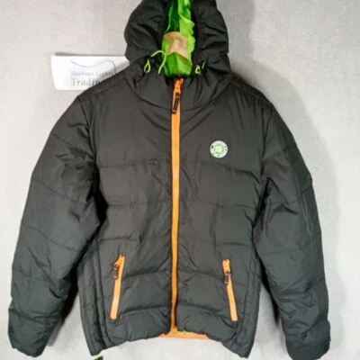 Superdry Abrigo Chaqueta Mujer M 10-12 Esquí/Nieve Capucha Plumón Gris Pluma/Naranja  Foto 1 de 4