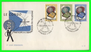 Kongo 1962 Malaria Eradication Set Ersttagsbrief - Bild 1 von 1