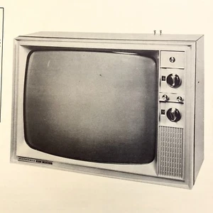1966 Motorola TV ZWKTS-589 Wire Schematic Service Manual Vintage Original - Picture 1 of 2