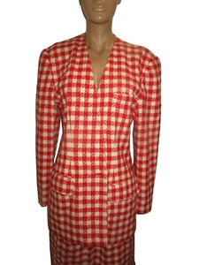 Toller Vintage Poweranzug für Damen rot weiß Größe 12 hergestellt in den USA sehr gut - Bild 1 von 8
