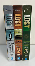 LOST DVD Bundle - Complete Seasons 1 + 2 + 3 - VGC - Rated M - PAL 4 -