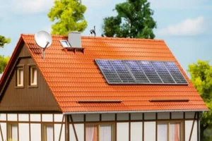 Satellite systems (6), solar panels (10) HO Gauge Auhagen 41651 - Picture 1 of 2