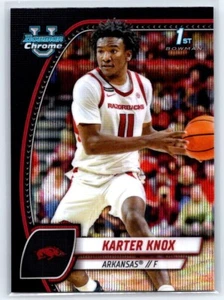 2024-25 Bowman U Chrome Karter Knox Black Wave Refractor 1st Bowman SP #41 - Picture 1 of 2