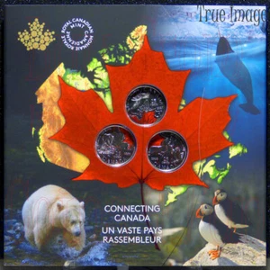 SEALED - 2020 - Connecting Canada - Special Edition 25-cent 3-Coin Set - Picture 1 of 8