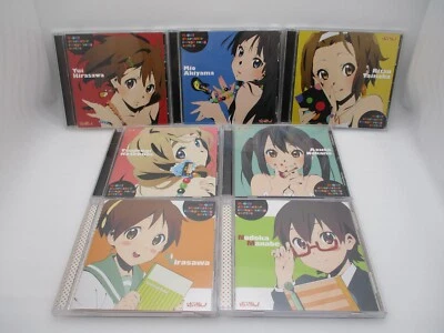 K-ON! Character Image Songs CD 1st Part 7CDs Set Japan Yui Hirasawa Mio Akiyama - Image 1 of 4