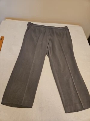Liz Claiborne Grey Women's Audra Trouser Pants, Sz. 24W EUC - Image 1 of 4