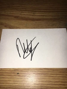 Francsco Molinari British Open Winner Signed 3x5 index Card - Picture 1 of 1
