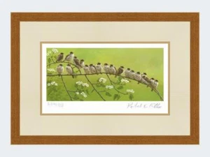 Tree Sparrows | Framed Limited Edition Print | Wildlife-Robert E Fuller | Signed - Picture 1 of 4