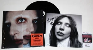 LADY GAGA SIGNED MAYHEM POSTER & LP VINYL ALBUM BONUS TRACKS AUTOGRAPHED JSA COA - Picture 1 of 2