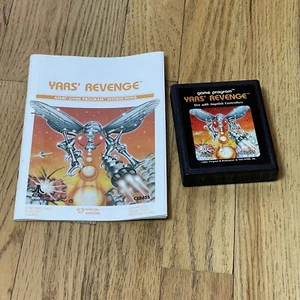 Yars Revenge Video Game (ATARI 2600, 1982) CX2655 with Manual - Picture 1 of 4