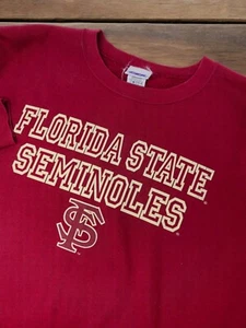 CSA Sweatshirt Size XL Men NCAA Florida State Seminoles Red Crewneck College VTG - Picture 1 of 11
