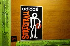 Alter Aufkleber Mode Kleidung Sport Schuhe Streetball ADIDAS (B)