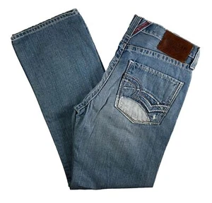 Big Star Vintage Jeans Mid Rise Union Straight Leg Distressed 29 30 32 40 42 - Picture 1 of 7