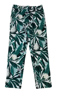 Anna Glover X H&M Damenhose Größe 6 Blumenmuster Blätter mittelhoch Skinny Stretch - Bild 1 von 24