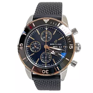 Breitling Superocean Heritage Chronograph 44 mm schwarz SS/18k rosa U13313121B1S1 - Bild 1 von 4