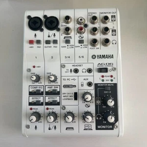 Yamaha AG06 6-Channel Digital Mixer White Japan Great Condition - Picture 1 of 1