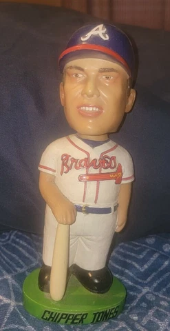 Chipper Jones Braves Baseball Bobblehead #10 Cover