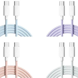 USB-C Ladekabel für iPhone 15/16 Pro Max – Schnellladung 60W Typ-C, 1 meter - Bild 1 von 14