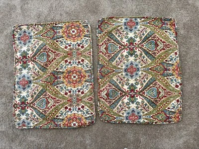 Colorful Damask Cushion Covers – Cynthia Rowley (Set of 2) - Image 1 of 4