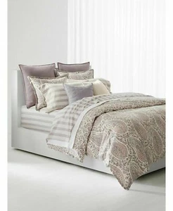 Ralph Lauren Claudia Paisley Baumwolle 3-teiliges komplettes/Queen Bettwäscheset 300 $ - Bild 1 von 5