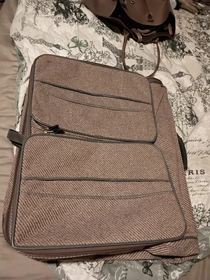 Samsonite luggage; Traveling Suit Carrier. VTG Traveling Suitcase. Multi Zip - Image 1 of 4