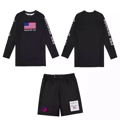 Shoyoroll Batch Americana Rash Guard with Short OEM & ODM Sublimation Printed - Image 1 of 3