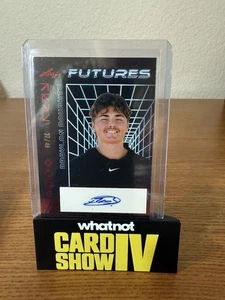 2024 Leaf Futures Auto Braylon Doughty Red /49 - Picture 1 of 2