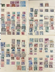 19. & 20. JAHRHUNDERT GRIECHISCHE BRIEFMARKENSAMMLUNG 725 VERSCHIEDENE BRIEFMARKEN - EINIGE DUPLIKATE - Bild 1 von 8