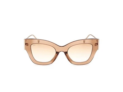 Tods TO373 45F Brown Cat Eye Plastic Sunglasses Frame 51-22-140 Retro - Image 1 of 4