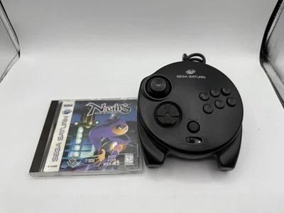 Juego Nights Into Dreams vintage Sega Saturn con caja y mando 3D probado Foto 1 de 4