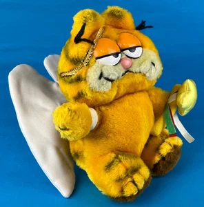 Vintage Dakin Angel Fairy Sitting Garfield 7" Plush Wings Star Wand Stuffed 1981 - Picture 1 of 8