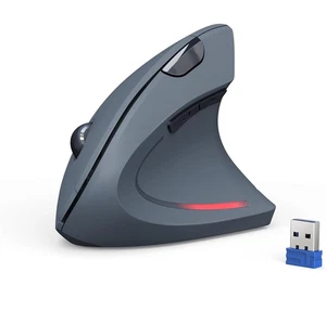 TECKNET Ergonomic Mouse, 4800DPI Wireless Vertical Mouse 6-Button Silent Mice wi - Picture 1 of 6