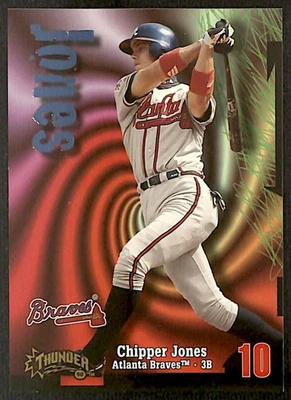 1998 Circa Thunder #10 Chipper Jones Atlanta Braves - Image 1 of 2