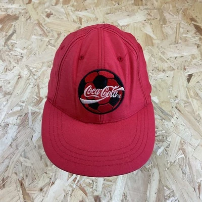 Vintage Red 1990s Coca Cola Baseball Cap Mütze Football 1993 One Size - Bild 1 von 4