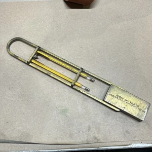 Antique Brass Humideik Dry Kiln Thermometer, Dual, Moore - Picture 1 of 18