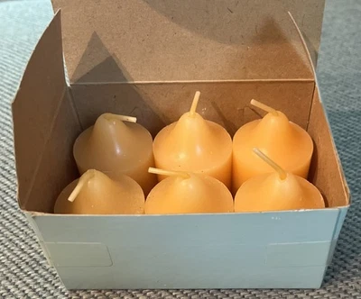Caja de 6 velas votivas PartyLite de piña y granada V06402 nuevas hechas en EE. UU. Foto 1 de 4
