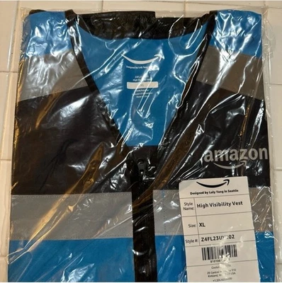 Worker Vest Uniform Reflected Sealed package size XL - Image 1 of 2