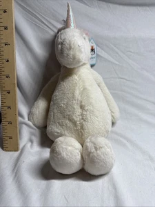 Jellycat Original Medium Bashful Einhorn Plüschtier Stofftier Neu mit Etikett 12 Zoll rosa weiß - Bild 1 von 4