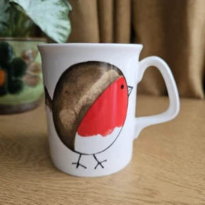 Milton Robin Mug Fine Bone China Christmas Winter Staffordshire England - Picture 1 of 5
