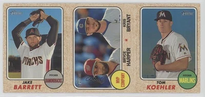 2017 Heritage Advertising Panel Boxloaders Jake Barrett Bryce Harper Kris Bryant - Image 1 of 2