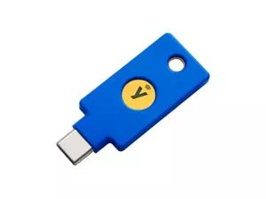 BLUE Yubico Yubikey Security Key NFC USBC Two-Factor Authentication Security Key - Picture 1 of 3