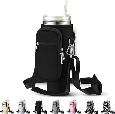 Stanley Carrier 40oz con bolsillo para teléfono - Bandolera Stanley Cartera Portavasos Negro Foto 1 de 4