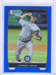 2012 Bowman Chrome Prospects Blue Refractor #BCP207 Forrest Snow /250! *PWE* - Picture 1 of 2