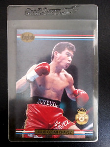 Julio Cesar Chavez Mexican Boxer  1991 Ringlords Boxing card #31