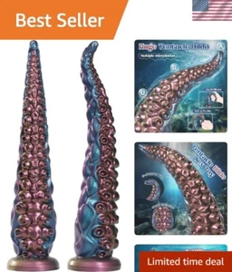 Extra Large 18.5'' Silicone Dildo for Advanced Pleasure - Waterproof & Textured - Picture 1 of 10