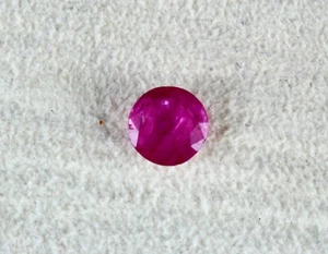 Certified Gtl Heated Burma Natural Ruby 1.61ct Ring/pendant Sterling Silver - Picture 1 of 10