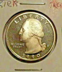 1990-S Washington Quarter Clad Proof - Picture 1 of 4