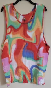 Hollister Men's Pride Proud Tank Top Shirt Multicolor Tie-Dye Size XXL NWT - Picture 1 of 6
