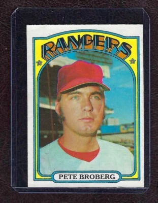 1972 O-Pee-Chee, OPC, #64 Pete Broberg, Texas Rangers, NM! - Image 1 of 2