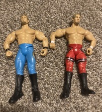 Chris Jericho Jakks WWE 2003 Pacific 7" Wrestling Figures  Lot Of 2
